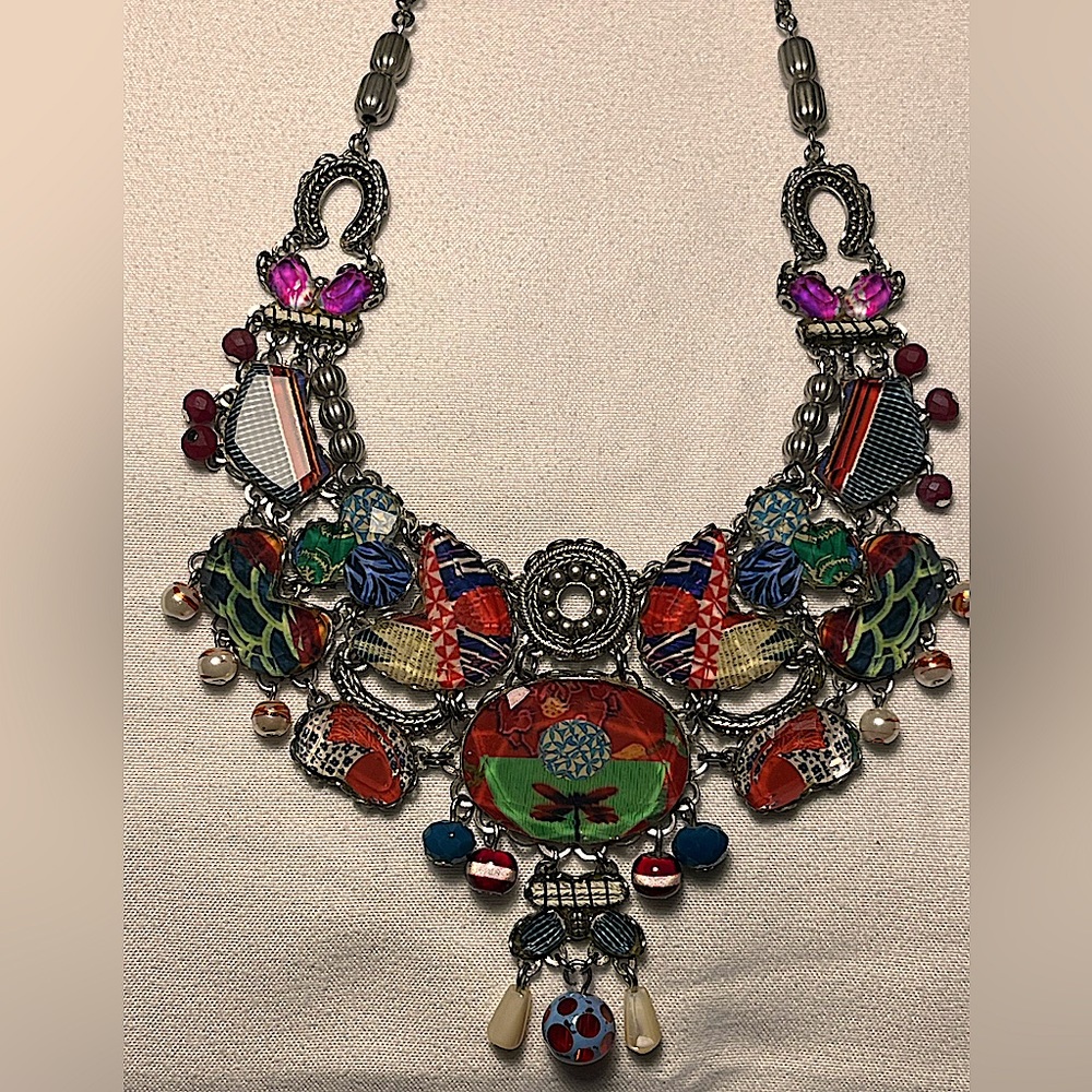 Beautifully crafted Necklace by AYALA BAR DragonFly centerpiece